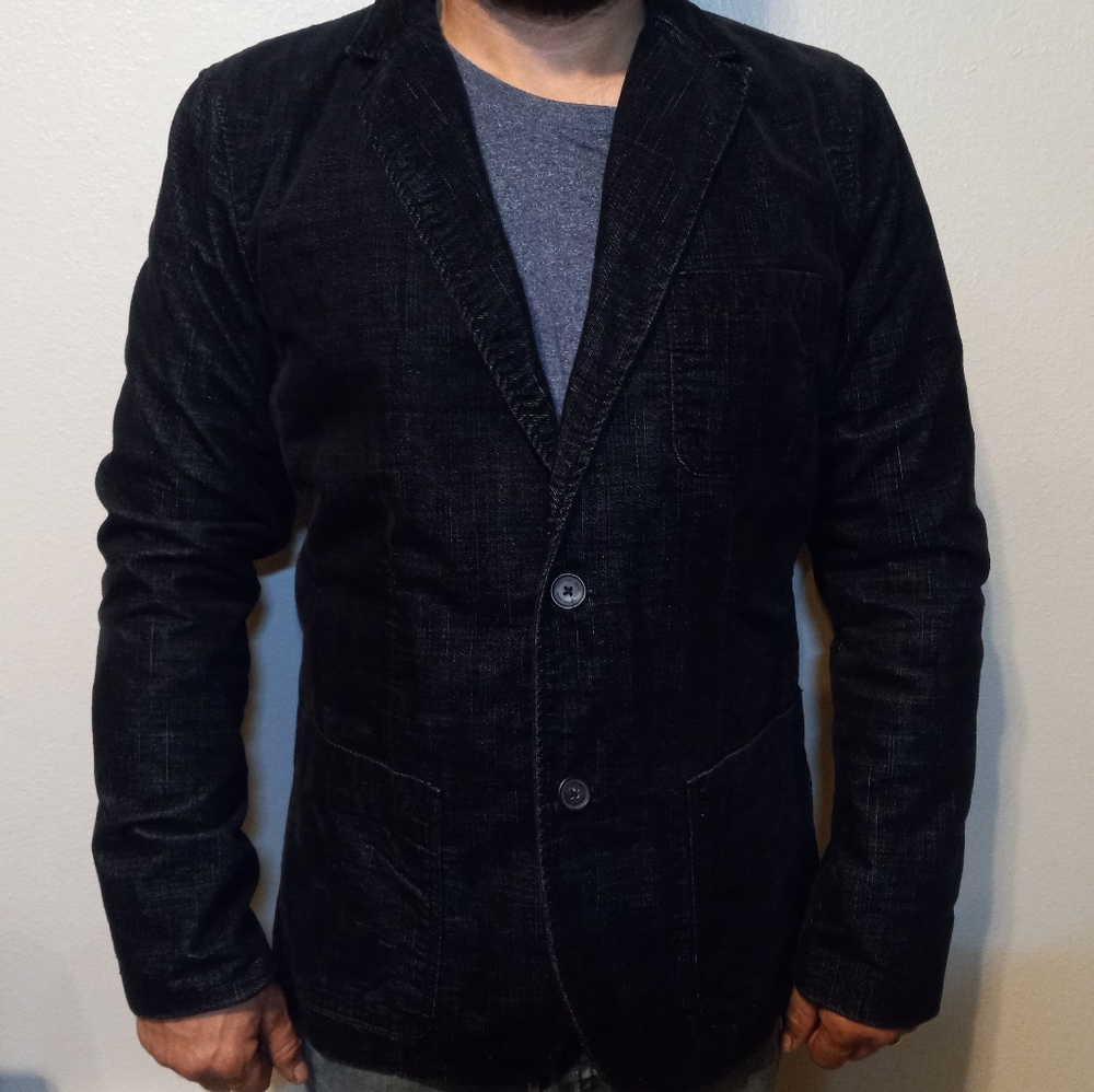 Calvin Klein Mens Soft Corduroy Blazer Size: L